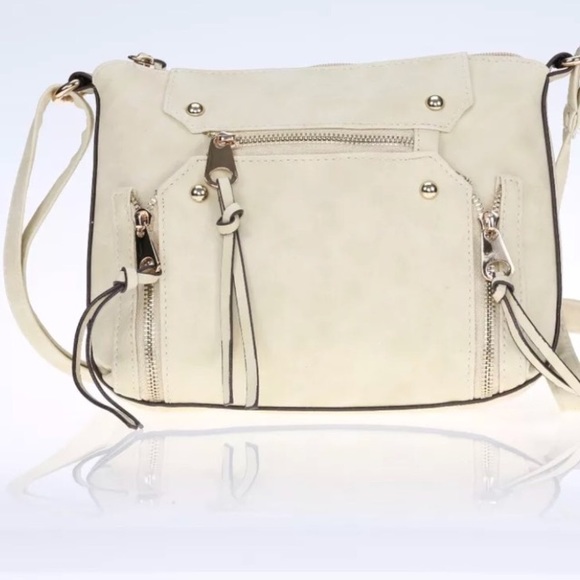 🆕 🌟LAST ONE🌟Sand cream rustic zip crossbody - Picture 2 of 4
